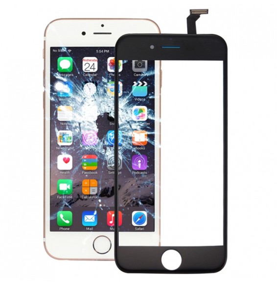 Touch Panel with Adhesive for iPhone 6 (Black)