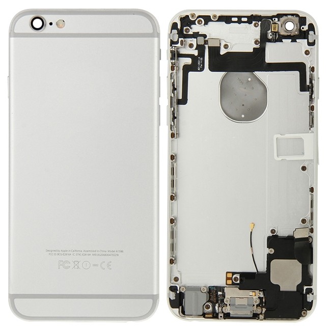 Back Housing Cover Assembly for iPhone 6 (Silver)(With Logo) at 29,90 €