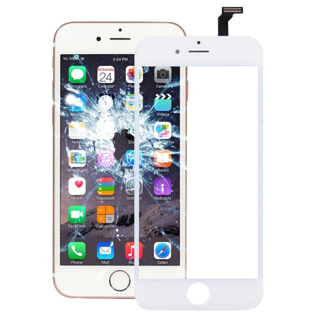 Vitre tactile avec adhésif pour iPhone 6 (Blanc) à 16,45 €