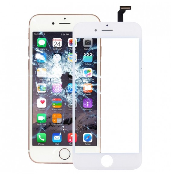 Touch Panel with Adhesive for iPhone 6 (White)