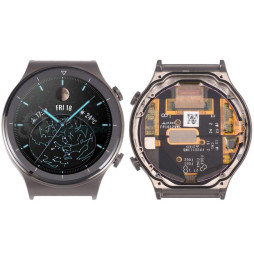 Origineel scherm met frame voor Sapphire Huawei Watch GT 2 Pro VID-B19 (Grijs)