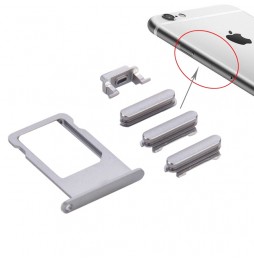 SIM kartenhalter + Knöpfe für iPhone 6s Plus (Grau) für 7,90 €