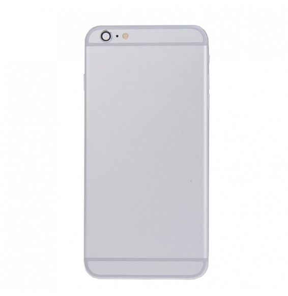 Back Housing Cover for iPhone 6s Plus (Silver)(With Logo)
