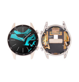 Screen with frame for Huawei Watch GT 2 46mm LTN-B19 (Silver)