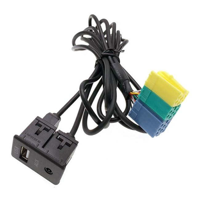 AUX audio input socket + USB Hyundai / Kia, 20-pin