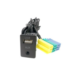 AUX audio input socket + USB Hyundai / Kia, 20-pin