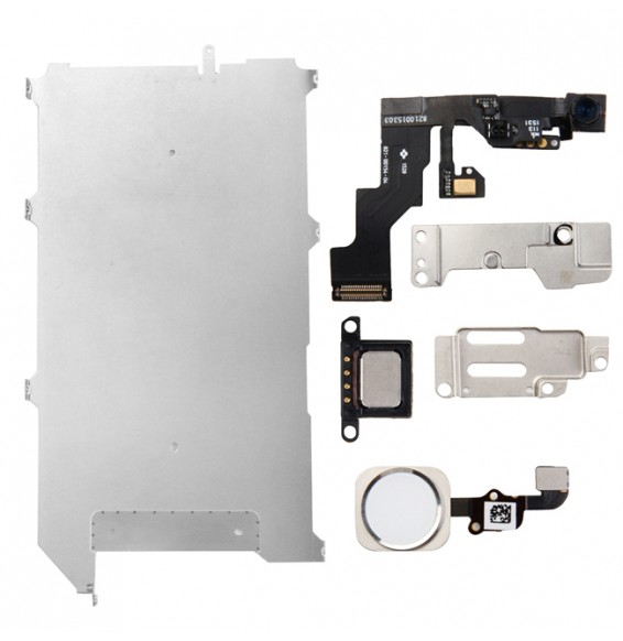 6 in 1 LCD Repair Parts Kit for iPhone 6s Plus (White)
