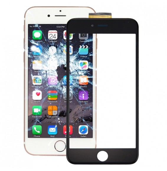 Touch Panel with Frame & Adhesive for iPhone 6s Plus (Black)