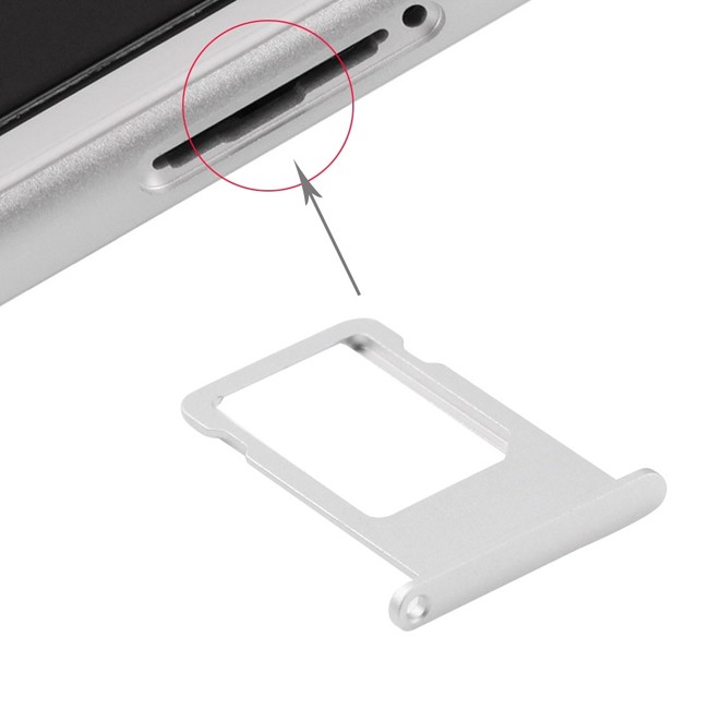 SIM kartenhalter Fach für iPhone 6s (Silber) für 6,90 €