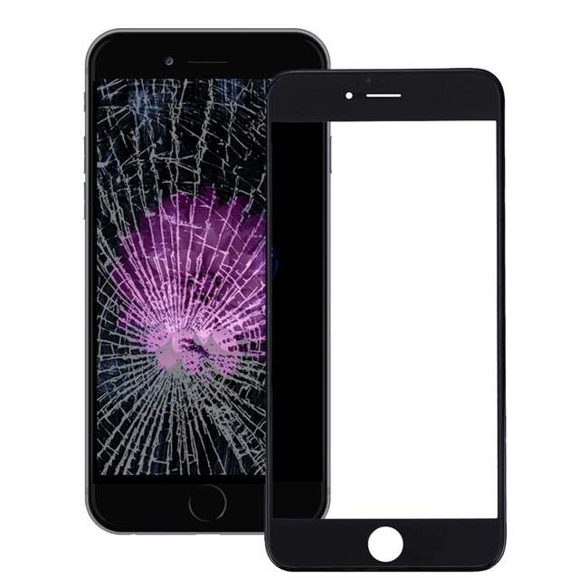 Display Glas met Kleber für iPhone 6s (schwarz) für 10,90 €
