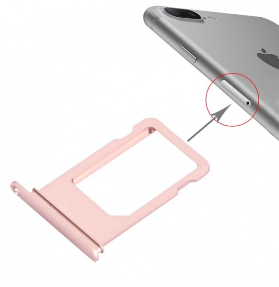 SIM Card Tray for iPhone 7 Plus (Rose Gold)