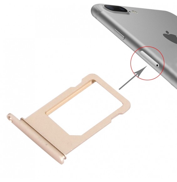 SIM Card Tray for iPhone 7 Plus (Gold)