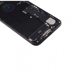 Vormontiert Gehäuse Rückseite Rahmen für iPhone 7 Plus (Jet Black)(Mit Logo) für 58,90 €