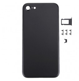Full Back Housing Cover for iPhone 7 (Black)(With Logo) at 28,90 €