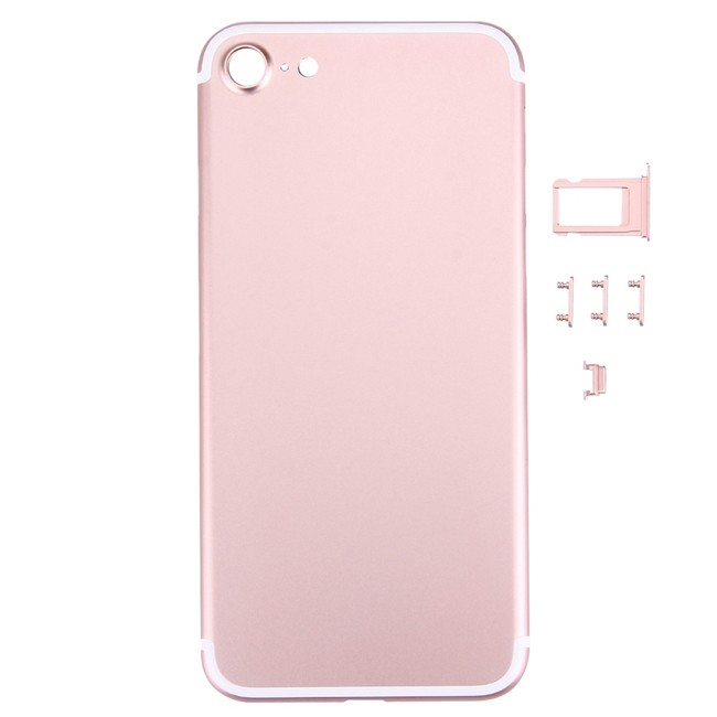 Komplett Gehäuse Rückseite Rahmen für iPhone 7 (Rosa gold)(Mit Logo) für 28,90 €