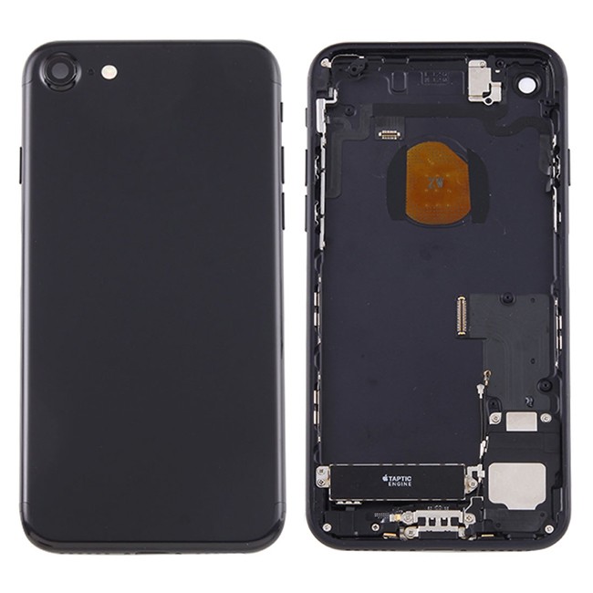 Vormontiert Gehäuse Rückseite Rahmen für iPhone 7 (Jet Black)(Mit Logo) für 44,90 €