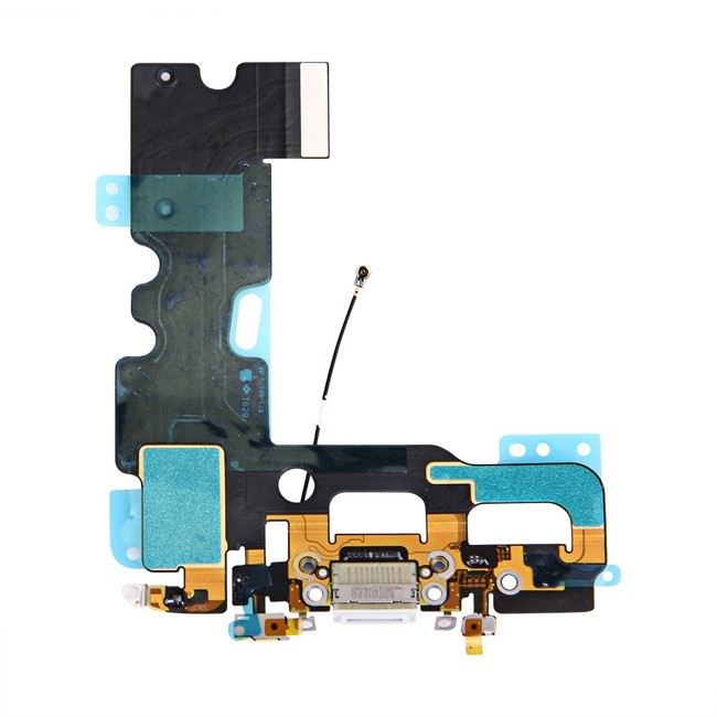 Charging Port Flex Cable for iPhone 7 (White) at 8,90 €