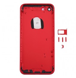 Full Back Housing Cover for iPhone 7 (Red)(With Logo) at 28,90 €