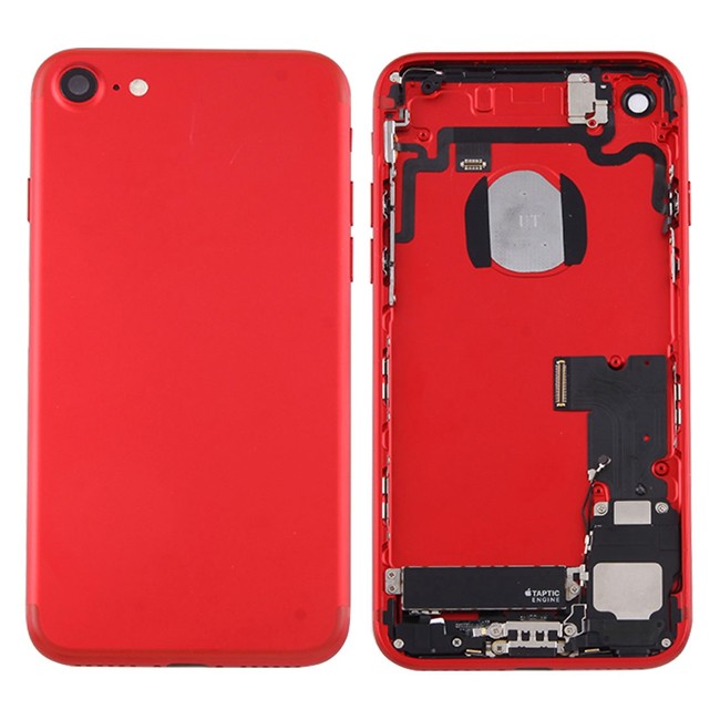 Voorgemonteerde achterkant voor iPhone 7 (Rood)(Met Logo) voor 38,90 €