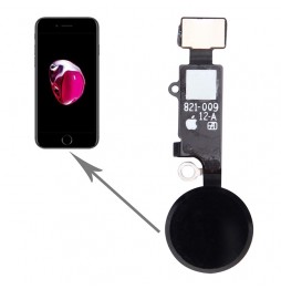 Bouton home pour iPhone 7 (pas de Touch ID)(Noir) à 7,90 €