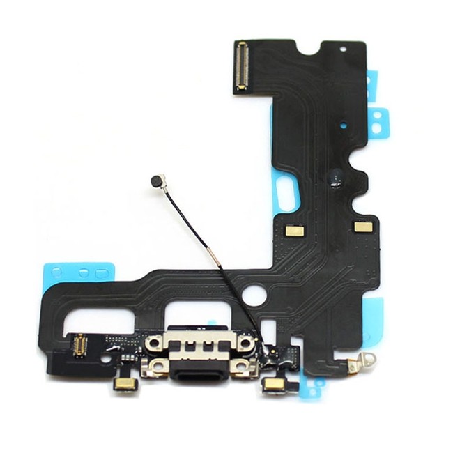 Charging Port Flex Cable for iPhone 7 (Black) at 8,90 €