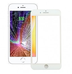 Vitre LCD avec adhésif pour iPhone 8 Plus (Blanc) à 12,10 €