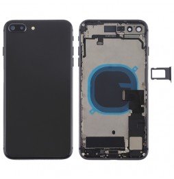 Vormontiert Gehäuse Rückseite Rahmen für iPhone 8 Plus (Schwarz)(Mit Logo) für 77,30 €