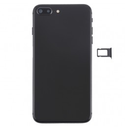 Back Housing Cover Assembly for iPhone 8 Plus (Black)(With Logo) at 77,30 €