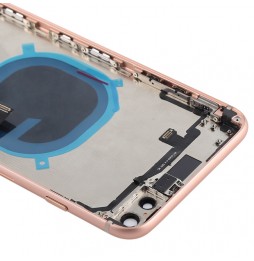 Vormontiert Gehäuse Rückseite Rahmen für iPhone 8 Plus (Rosa gold)(Mit Logo) für 77,30 €
