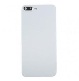 Rückseite Akkudeckel Glas mit Linse und Kleber für iPhone 8 Plus (Weiß)(Mit Logo) für 14,90 €