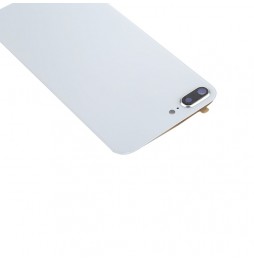 Cache vitre arrière avec lentille et adhésif pour iPhone 8 Plus (Blanc)(Avec Logo) à 14,90 €