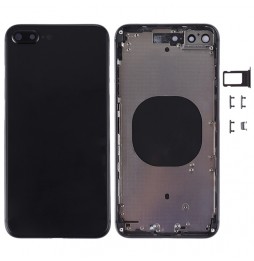 Compleet achterkant voor iPhone 8 Plus (Zwart)(Met Logo) voor 31,90 €