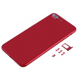 Compleet achterkant voor iPhone 8 Plus (Rood)(Met Logo) voor 31,90 €
