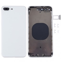 Compleet achterkant voor iPhone 8 Plus (Wit)(Met Logo) voor 31,90 €