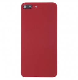 Cache vitre arrière avec lentille et adhésif pour iPhone 8 Plus (Rouge)(Avec Logo) à 14,90 €