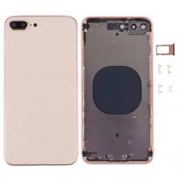 Full Back Housing Cover for iPhone 8 Plus (Rose Gold)(With Logo) at 31,90 €