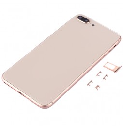 Compleet achterkant voor iPhone 8 Plus (Rose Gold)(Met Logo) voor 31,90 €