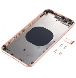 Full Back Housing Cover for iPhone 8 Plus (Rose Gold)(With Logo) at 31,90 €