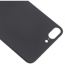 Cache vitre arrière avec adhésif pour iPhone 8 Plus (Noir)(Avec Logo) à 11,90 €