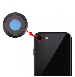 Camera lens glas voor iPhone 8 (Zwart) voor 6,90 €