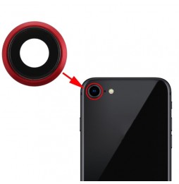 Lentille vitre caméra pour iPhone 8 (Rouge) à 6,90 €