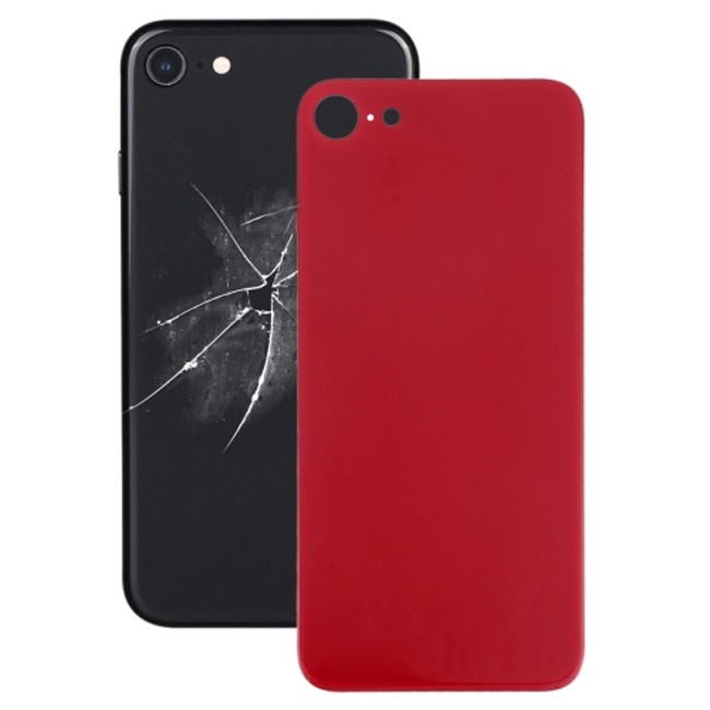 Achterkant glas met lijm voor iPhone 8 (Rood)(Met Logo) voor 11,90 €