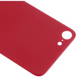 Cache vitre arrière avec adhésif pour iPhone 8 (Rouge)(Avec Logo) à 11,90 €