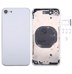 Full Back Housing Cover for iPhone 8 (Silver)(With Logo) at 30,75 €