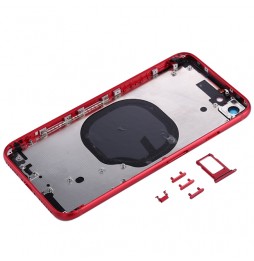 Compleet achterkant voor iPhone 8 (Rood)(Met Logo) voor 30,75 €