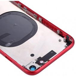 Compleet achterkant voor iPhone 8 (Rood)(Met Logo) voor 30,75 €