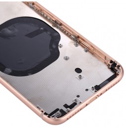 Komplett Gehäuse Rückseite Rahmen für iPhone 8 (Rosa gold) für 30,75 €