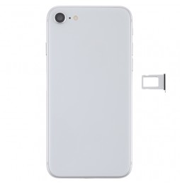 Vormontiert Gehäuse Rückseite Rahmen für iPhone 8 (Silber)(Mit Logo) für 69,90 €
