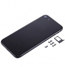 Compleet achterkant voor iPhone 8 (Zwart)(Met Logo) voor 30,75 €