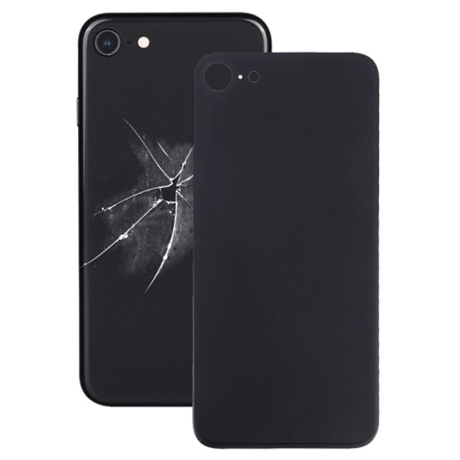 Back Cover Rear Glass with Adhesive for iPhone 8 (Black)(With Logo) at 11,90 €